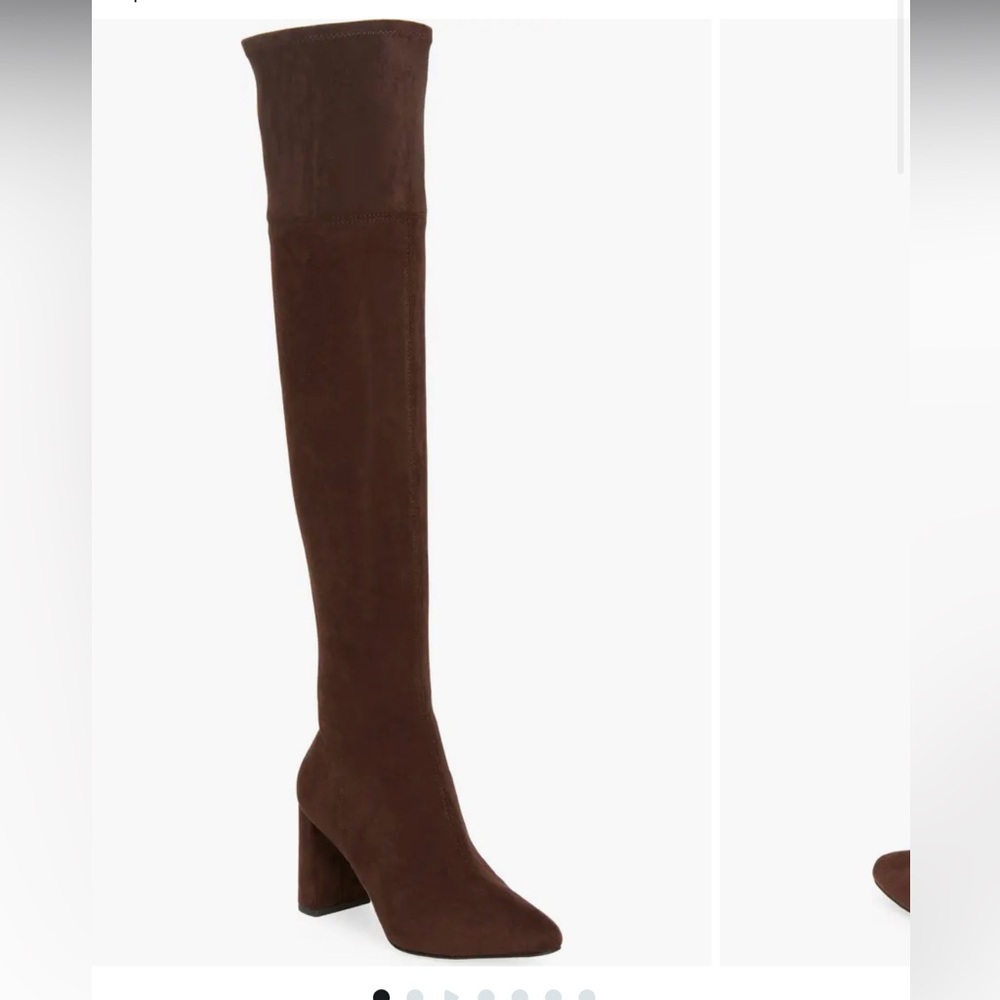 Jeffrey Campbell Parisah-2 Boot in Brown over the knee